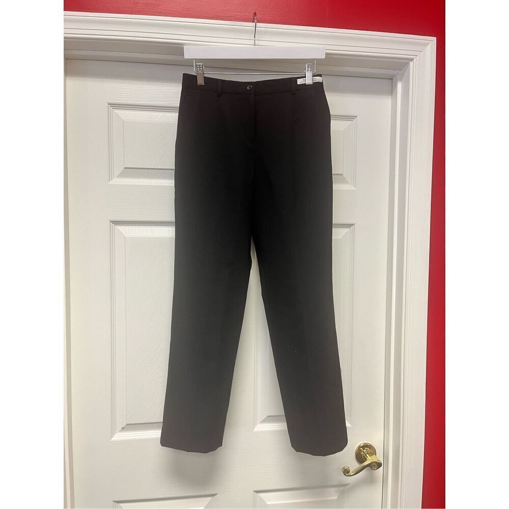 Pendleton Black 100% Virgin Wool Ladies Trousers Sz 4P NWT